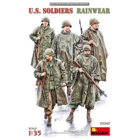   MiniArt 35245 U.S. Soldiers Rainwear (1/35) Katonai figura makett