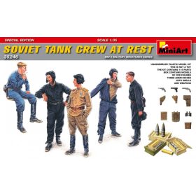   MiniArt 35246 Soviet Tank Crew at Rest.Special Edition (1/35) Katonai figura makett