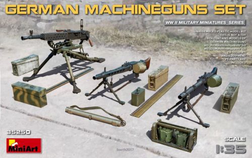 MiniArt 35250 German Machineguns Set (1/35) Fegyver makett