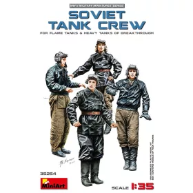   MiniArt 35254 Soviet Tank Crew (for Flame Tanks & Heavy Tanks of Breakthrough) (1/35) Katonai figura makett