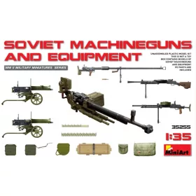   MiniArt 35255 Soviet Machineguns & Equipment (1/35) Fegyver makett
