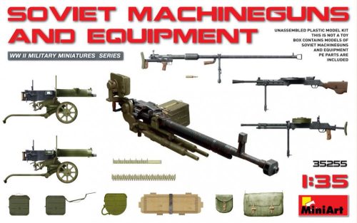 MiniArt 35255 Soviet Machineguns & Equipment (1/35) Fegyver makett