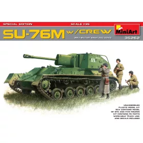   MiniArt 35262 SU-76M w/Crew Special Edition (1/35) Harcjármű makett