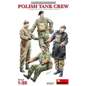 MiniArt 35267 Polish Tank Crew (1/35) Katonai figura makett