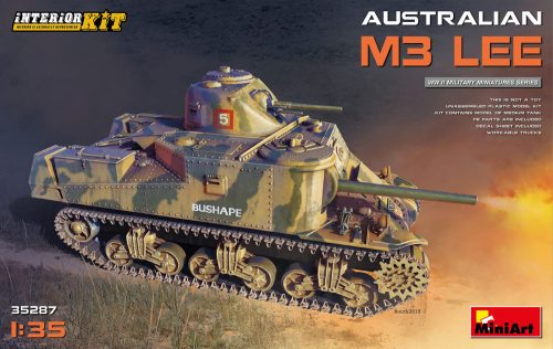 MiniArt 35287 Australian M3 Lee. Interior Kit (1/35) Harcjármű makett