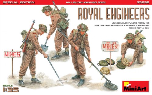 MiniArt 35292 Royal Engineers. Special Edition (1/35) Katonai figura makett