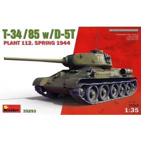   MiniArt 35293 T-34-85 w/D-5T. Plant 112. Spring 1944 (1/35) Harcjármű makett