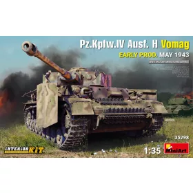   MiniArt 35298 Pz.Kpfw.IV Ausf. H Vomag. Early Prod. (May 1943) Interior Kit (1/35) Harcjármű makett