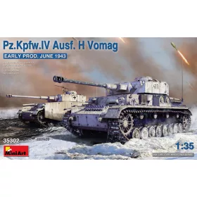   MiniArt 35302 Pz.Kpfw.IV Ausf. H Vomag. Early Prod. (June 1943) (1/35) Harcjármű makett