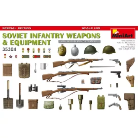   MiniArt 35304 Soviet Infantry Weapons and Equipment Special Edition (1/35) Fegyver makett