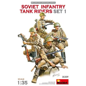   MiniArt 35309 Soviet Infantry Tank Riders Set 1 (1/35) Katonai figura makett