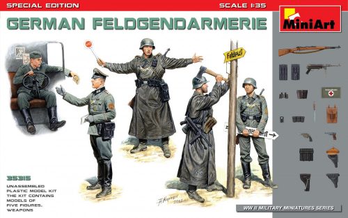 MiniArt 35315 German Feldgendarmerie Special Edition (1/35) Katonai figura makett