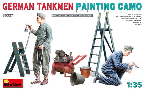 MiniArt 35327 German Tankmen. Painting Camo (1/35) Katonai figura makett