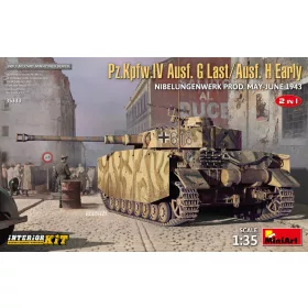   MiniArt 35333 Pz.Kpfw.IV Ausf. G-Last/H-Early Nibelungenwerk Prod. (May-June 1943) 2in1 Interior Kit (1/35) Harcjármű makett