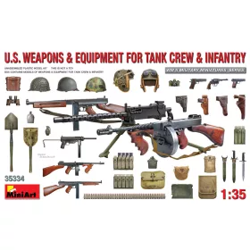   MiniArt 35334 U.S. Weapons & Equipment for Tank Crew & Infantry (1/35) Fegyver makett