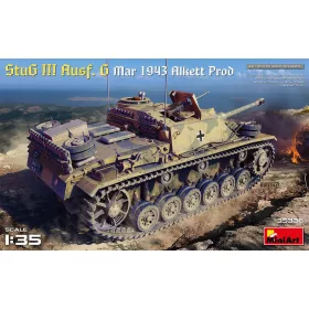  MiniArt 35336 StuG III Ausf. G Mar 1943 Alkett Prod (1/35) Harcjármű makett