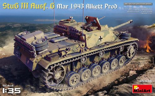 MiniArt 35336 StuG III Ausf. G Mar 1943 Alkett Prod (1/35) Harcjármű makett