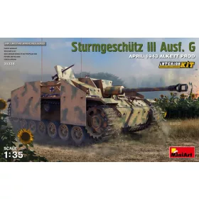   MiniArt 35338 Sturmgeschutz III Ausf. G April 1943 Alkett Prod. Interior Kit (1/35) Harcjármű makett