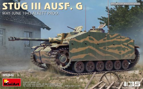 MiniArt 35341 1/35 Stug III Ausf. G May-June 1943 Alkett Prod. (1/35) Harcjármű makett