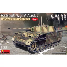   MiniArt 35344 Pz.Beob.Wg.IV Ausf. J Late/Last Prod. 2 in 1 w/Crew (1/35) Harcjármű makett