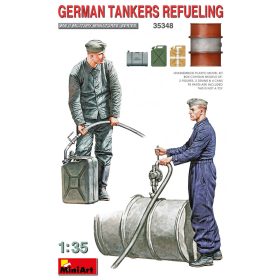   MiniArt 35348 German Tankers Refueling (1/35) Katonai figura makett