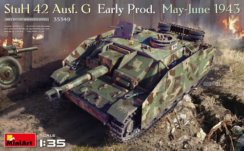 MiniArt 35349 StuH 42 Ausf. G Early Prod (May-June 1943) (1/35) Harcjármű makett