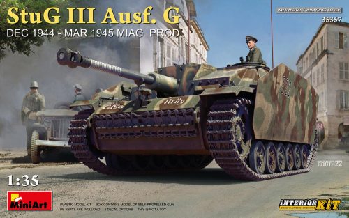 MiniArt 35357 StuG III Ausf. G Dec 1944 - Mar 1945 Miag Prod. Interior Kit (1/35) Harcjármű makett