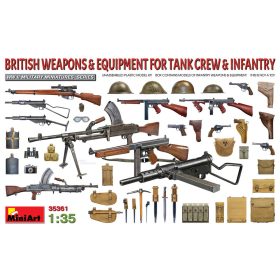   MiniArt 35361 BRITISH WEAPONS & EQUIPMENT FOR TANK CREW & INFANTRY (1/35) Fegyver makett