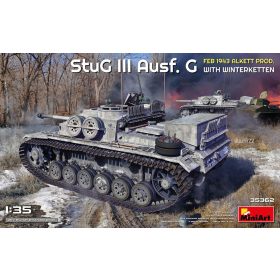   MiniArt 35362 StuG III Ausf. G Feb 1943 Alkett Prod. with Winterketten (1/35) Harcjármű makett