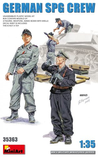 MiniArt 35363 German SPG Crew (1/35) Katonai figura makett