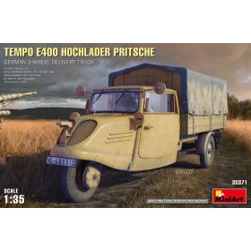   MiniArt 35371 Tempo E400 Hochlader Pritsche. German 3-Wheel Delivery Truck (1/35) Teherautó makett