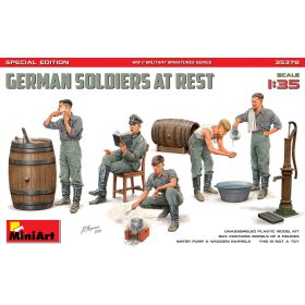   MiniArt 35378 German Soldiers At Rest. Special Edition (1/35) Katonai figura makett