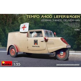   MiniArt 35382 Tempo A400 Lieferwagen. German 3-Wheel Delivery Van (1/35) Teherautó makett