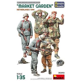   MiniArt 35393 Market Garden (Netherlands 1944) Resin Heads (1/35) Katonai figura makett