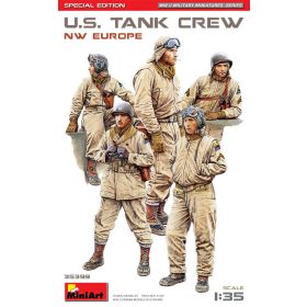   MiniArt 35399 U.S. Tank Crew ( NW Europe). Special Edition (1/35) Katonai figura makett