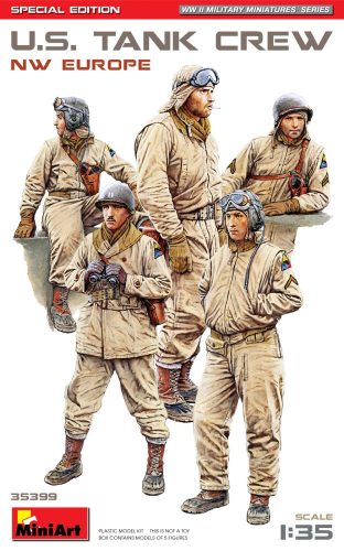 MiniArt 35399 U.S. Tank Crew ( NW Europe). Special Edition (1/35) Katonai figura makett