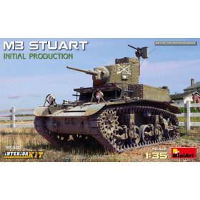   MiniArt 35401 1:35 M3 Stuart Initial Prod. Interior Kit (1/35) Harcjármű makett