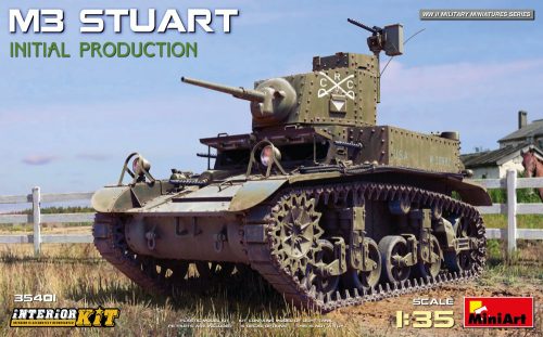 MiniArt 35401 1:35 M3 Stuart Initial Prod. Interior Kit (1/35) Harcjármű makett