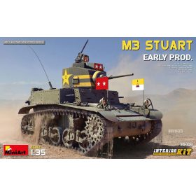   MiniArt 35404 1:35 M3 Stuart Early Prod. Interior Kit (1/35) Harcjármű makett