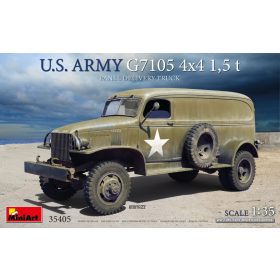   MiniArt 35405 U.S. Army G7105 4x4 1,5 t Panel Van (1/35) Teherautó makett