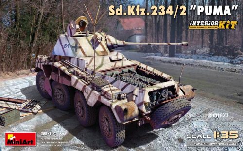 MiniArt 35414 1:35 Sd.Kfz.234/2 “Puma”. Interior Kit (1/35) Harcjármű makett