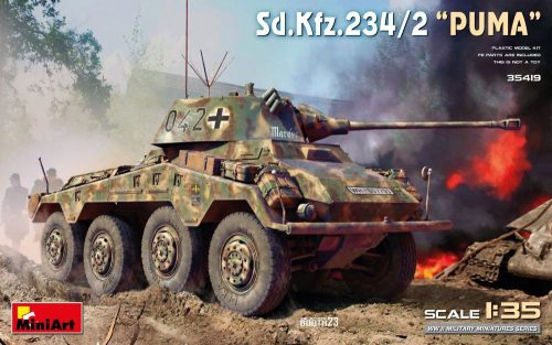 MiniArt 35419 1:35 Sd.Kfz.234/2 “Puma" (1/35) Harcjármű makett