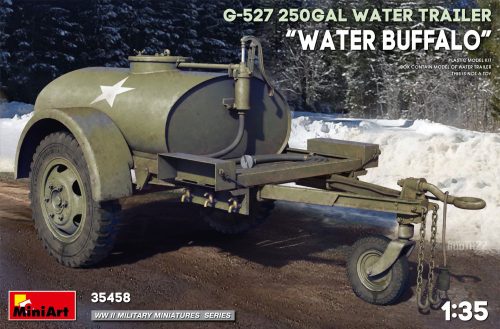 MiniArt 35458 G-527 250gal Water Trailer “Water Buffalo (1/35) Utánfutó makett