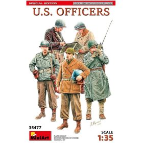 MiniArt 35477 U.S. Officers 1/35 figura makett