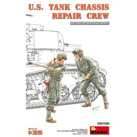  MiniArt 35481 U.S. Tank Chassis Repair Crew (1/35) Katonai figura makett