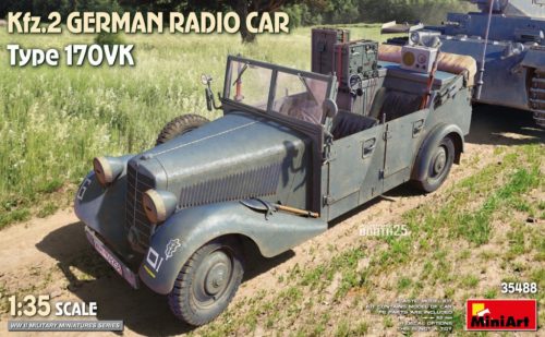 MiniArt 35488 Kfz.2 German Radio Car Type 170VK (1/35) Harcjármű makett