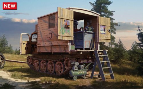 MiniArt 35491 German Werkstattkraftwagen auf RSO/01 (1/35) Harcjármű makett