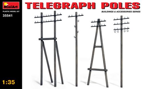 MiniArt 35541 Telegraph poles 1/35 makett