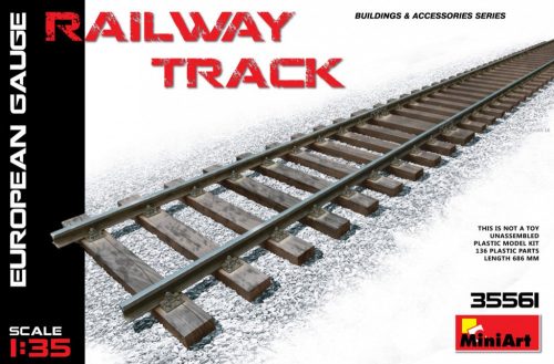 MiniArt 35561 Railway Track (European Gauge) (1/35) Sín makett