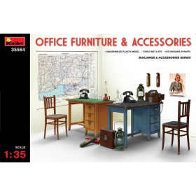   MiniArt 35564 Office Furniture & Accessories (1/35) Bútor makett